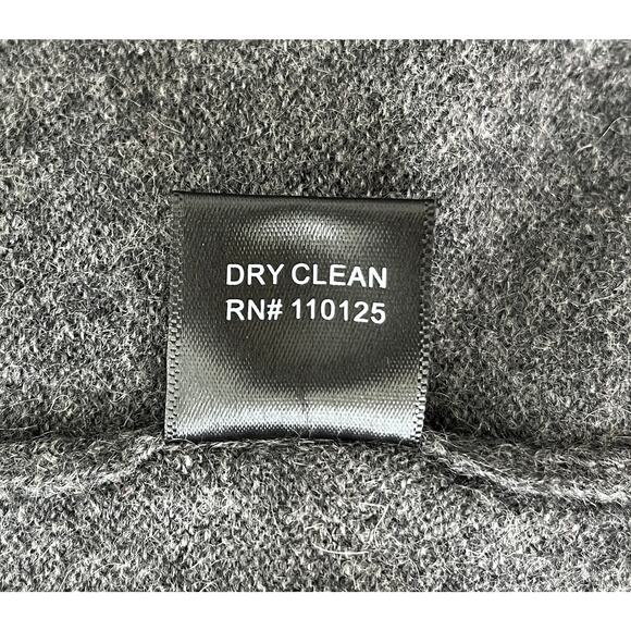 3-29 QI CASHMERE Men's Henley Sweater 100%Cashmere Gray S - Picture 9 of 16